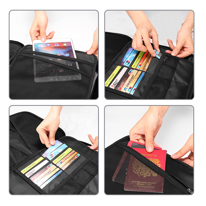 Fire-Resistant Document Organizer with Lock