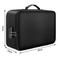 Fire-Resistant Document Organizer with Lock